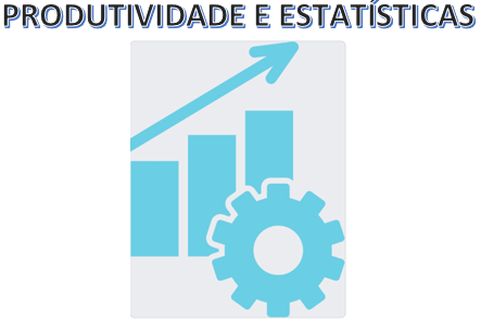 Botão para produtividade e estatísticas