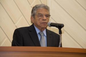 Durante a palestra, o advogado Marcelo Cerqueira defendeu os protestos da sociedade contra a violência (Foto: Brunno Dantas/TJRJ)